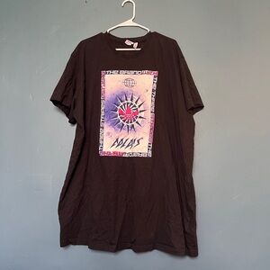 Adidas Tee Dress Plus Size black w/ design